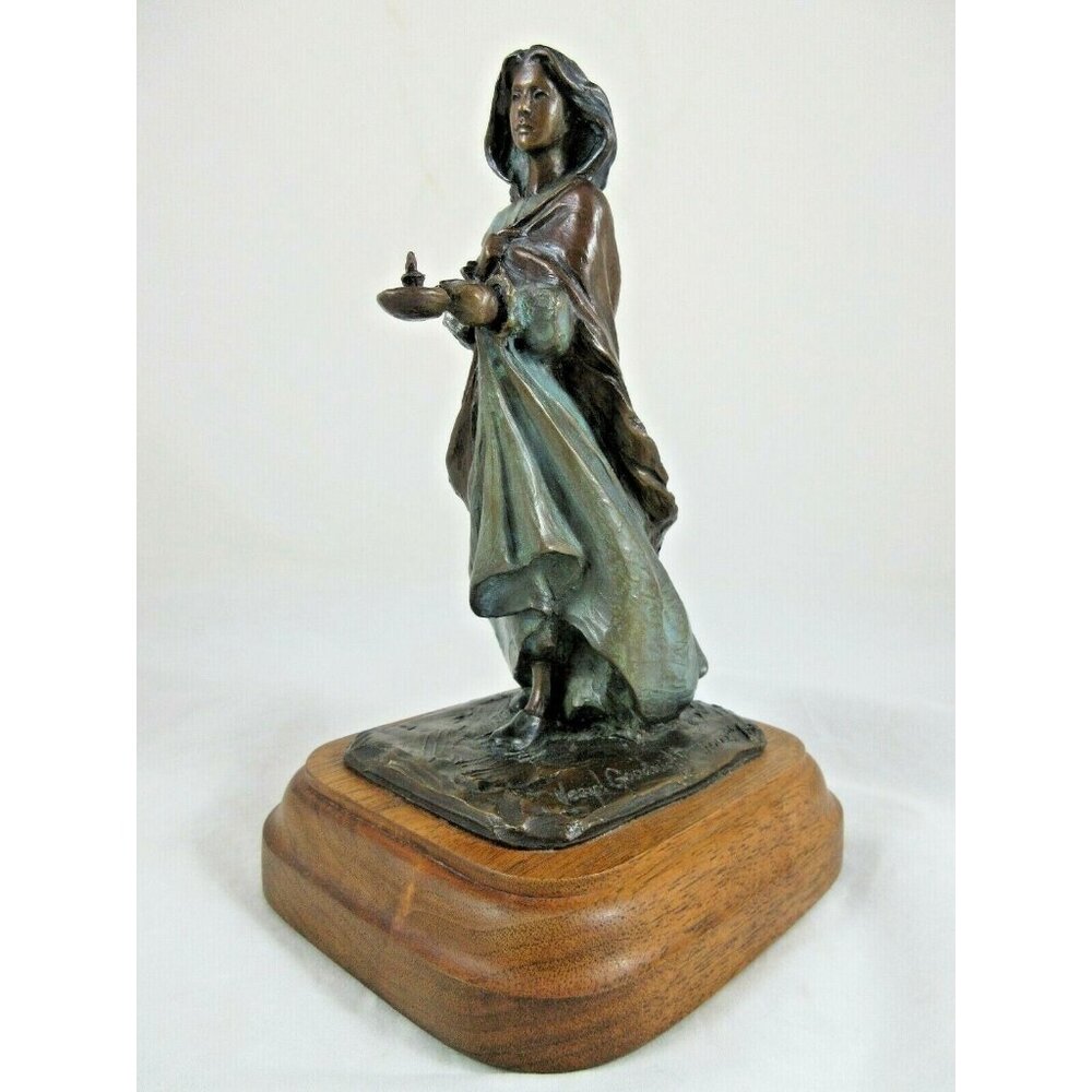 Veryl Goodnight - A Light in the West - Bronze Sculpture 2002 Signed 36/150